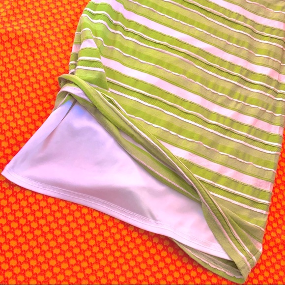 Y2K LIMEY STRIPED DRESS - Picture 3 of 4